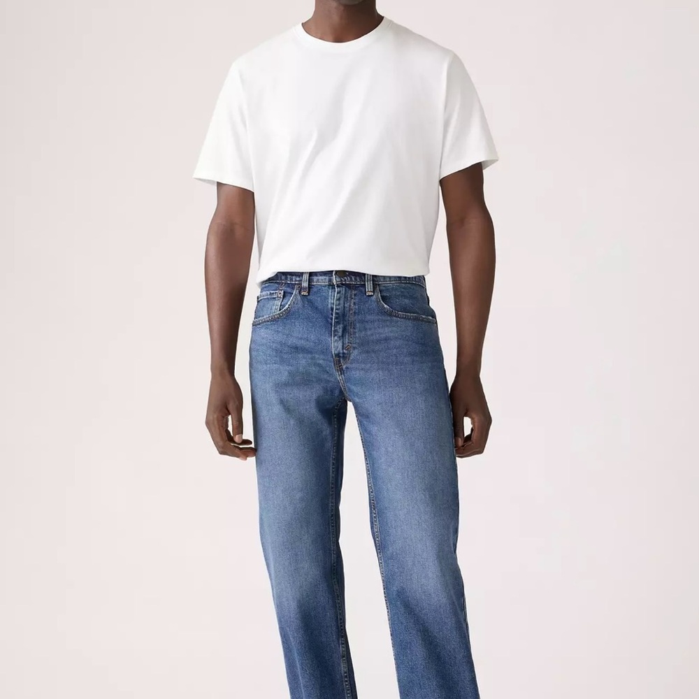 Levi's Men's Relaxed Fit Stretch Blue Jeans